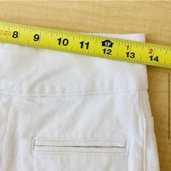 RYEGRASS Women's High Waisted Flared Leg Ivory Denim Jeans Size 2 (W26" x L33") - Picture 10 of 13
